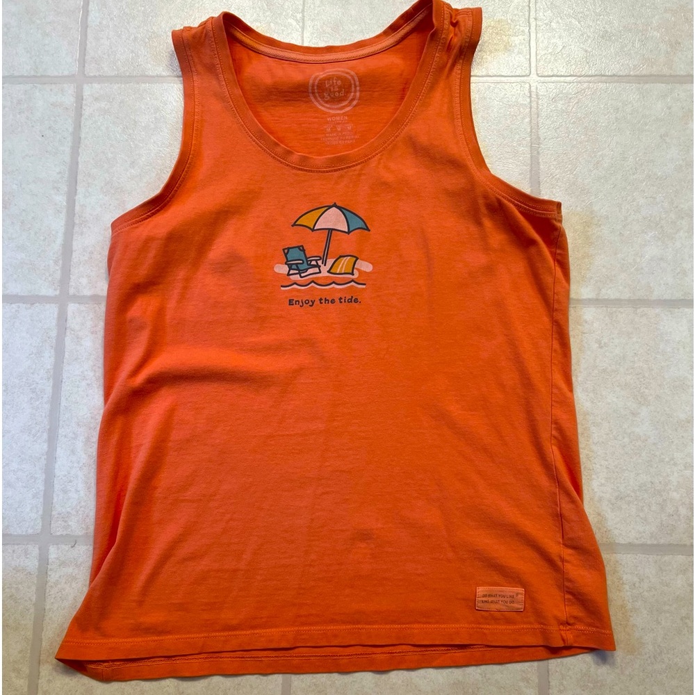 Life is Good Beach Tank Top- Enjoy the Tide